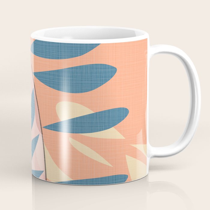 Abstract Blue Branch Coffee Mug Gallery Image 1