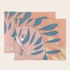 Abstract Blue Branch Placemat Gallery Image 1