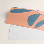 Abstract Blue Branch Wrapping Paper Gallery Image 2