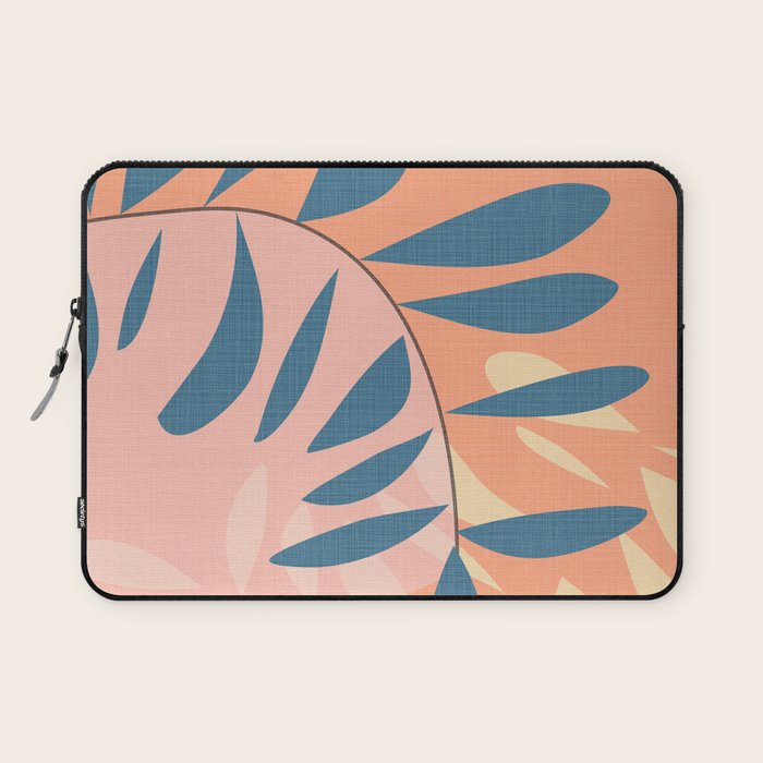 Abstract Blue Branch Laptop Sleeve Gallery Image 1