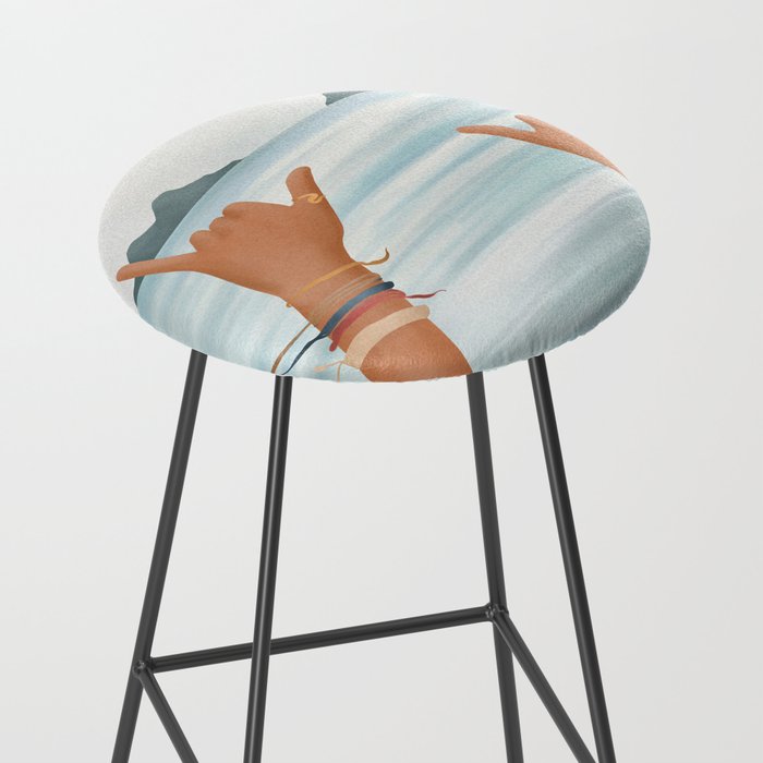 Shaka Sign Stool Gallery Image 2