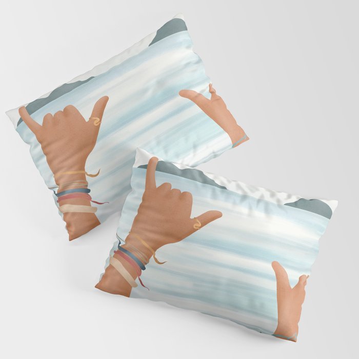 Shaka Sign Pillow Sham Gallery Image 3