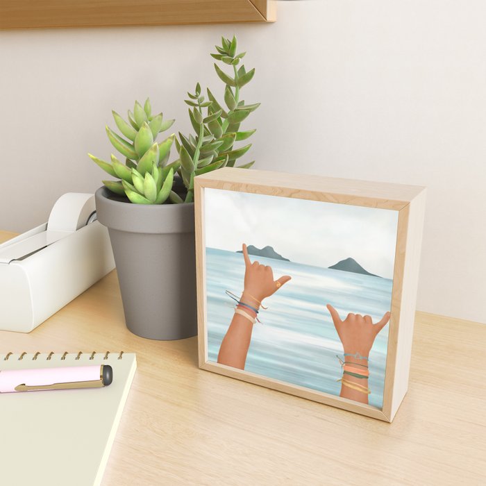 Shaka Sign Mini Art Print Gallery Image 2