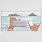 Shaka Sign Desk Mat Gallery Image 1