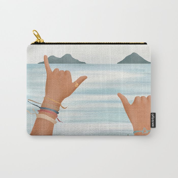 Shaka Sign Carry All Pouch Gallery Image 1