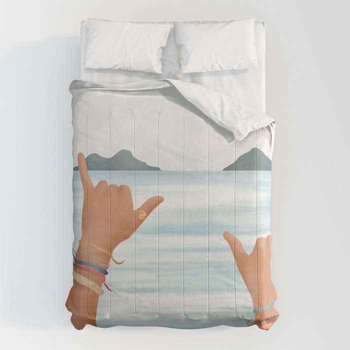 Shaka Sign Comforter Gallery Image 1