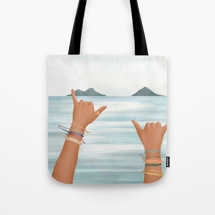 Shaka Sign Tote Bag Gallery Image 1
