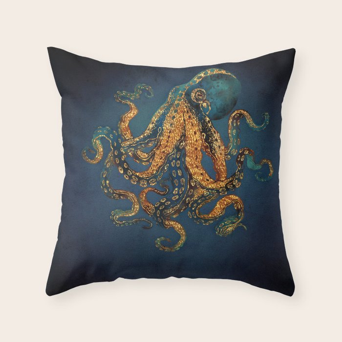 Underwater Dream IV Throw Pillow Gallery Image 6