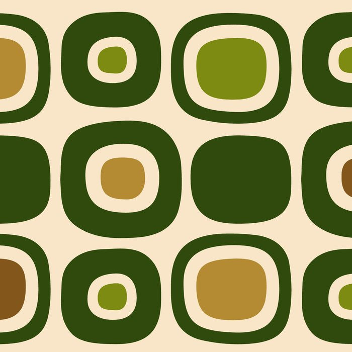 Mid Century Modern Modern Organic Shapes Pattern 321 Green Coffee Mug Gallery Image 2