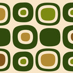 Mid Century Modern Modern Organic Shapes Pattern 321 Green Coffee Mug Gallery Image 2