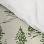 Green Alien Abduction Toile De Jouy Pattern Comforter Gallery Image 4