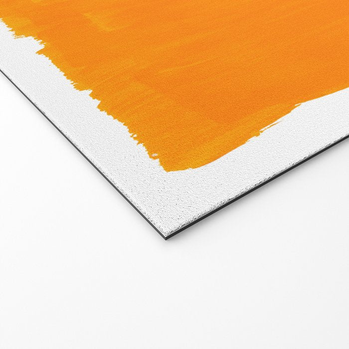 Minimalist Mid Century Mango Shade Black Lines Sunset Landscape Fun Welcome Mat Gallery Image 2