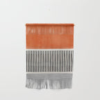 Orange Gray Black Modern Minimalism Artwork Wall Hanging Gallery Image 1