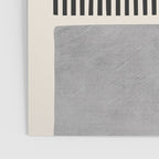 Orange Gray Black Modern Minimalism Artwork Poster Gallery Image 3