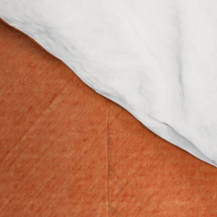 Orange Gray Black Modern Minimalism Artwork Comforter Gallery Image 4