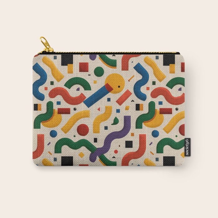Eclectic Revival Autumn Geometry Carry All Pouch Gallery Image 1