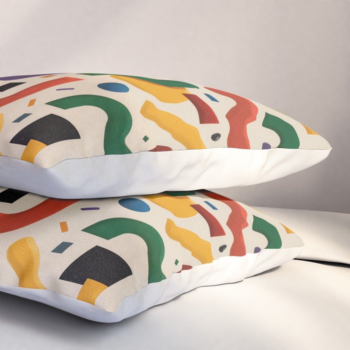 Eclectic Revival Autumn Geometry Pillow Sham Gallery Image 3