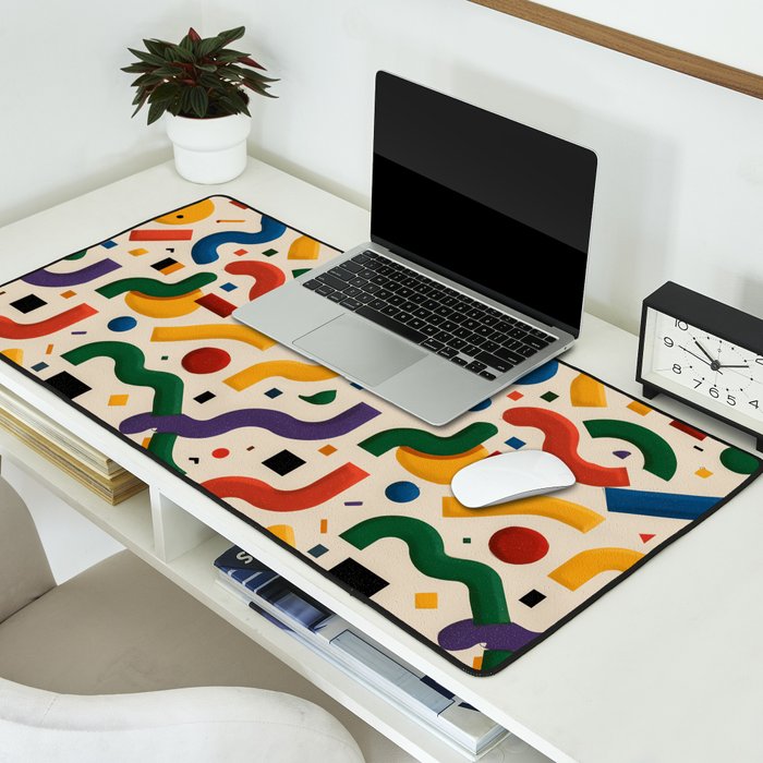 Eclectic Revival Autumn Geometry Desk Mat Gallery Image 2