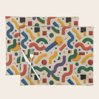 Eclectic Revival Autumn Geometry Placemat Gallery Image 1