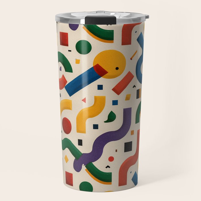Eclectic Revival Autumn Geometry Travel Mug Gallery Image 1
