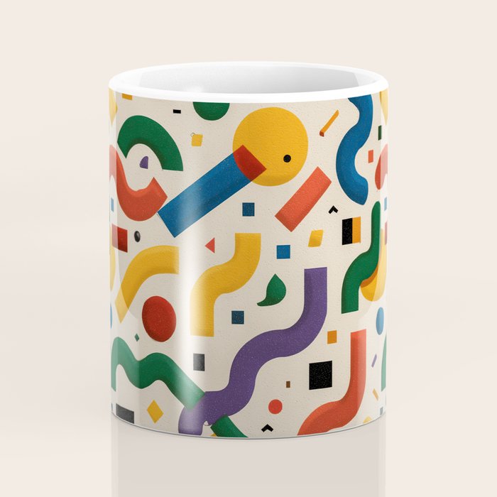 Eclectic Revival Autumn Geometry Coffee Mug Gallery Image 4