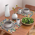 Eclectic Revival Autumn Geometry Placemat Gallery Image 2