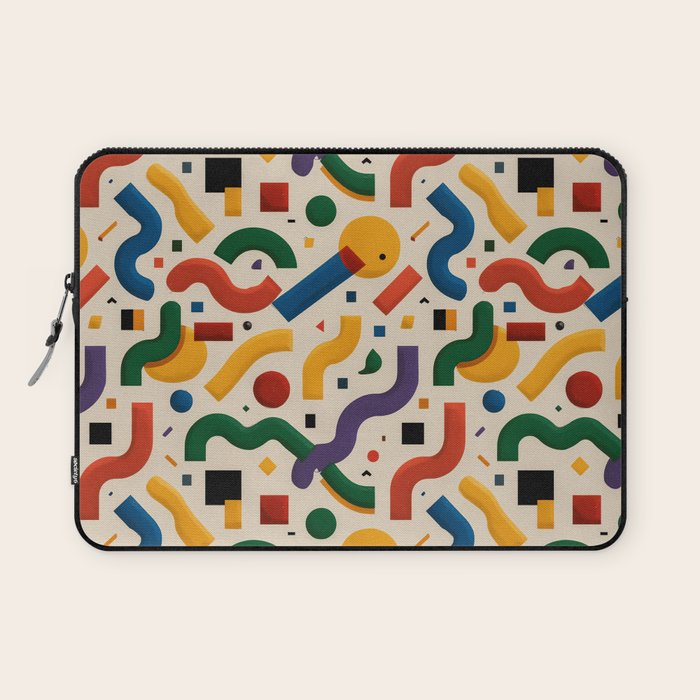 Eclectic Revival Autumn Geometry Laptop Sleeve Gallery Image 1