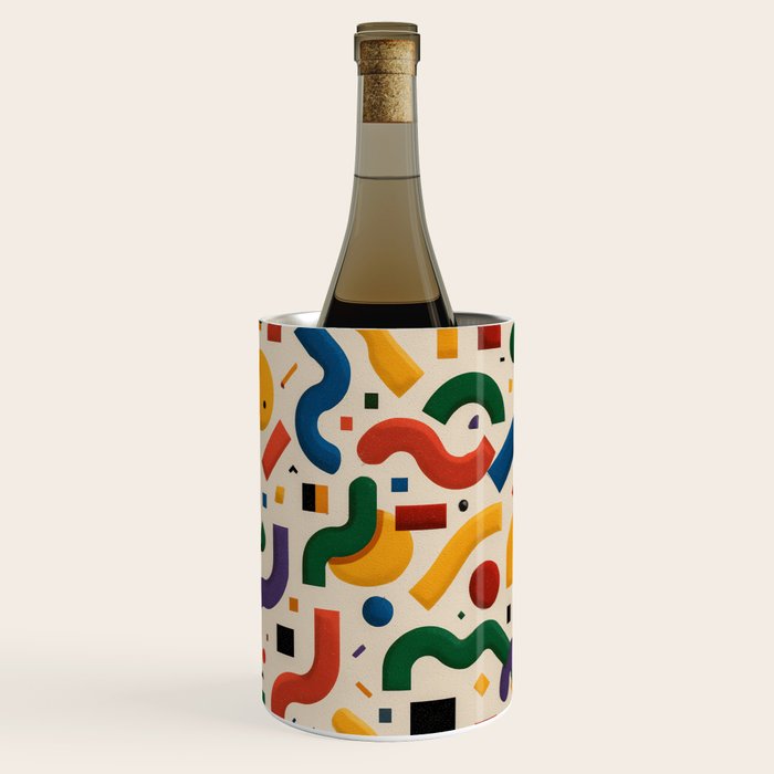 Eclectic Revival Autumn Geometry Wine Chiller Gallery Image 3