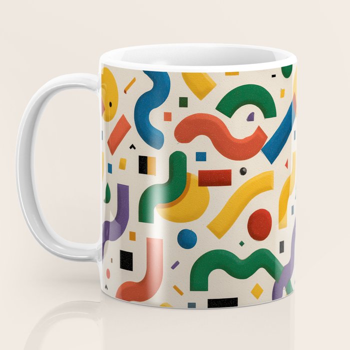 Eclectic Revival Autumn Geometry Coffee Mug Gallery Image 3