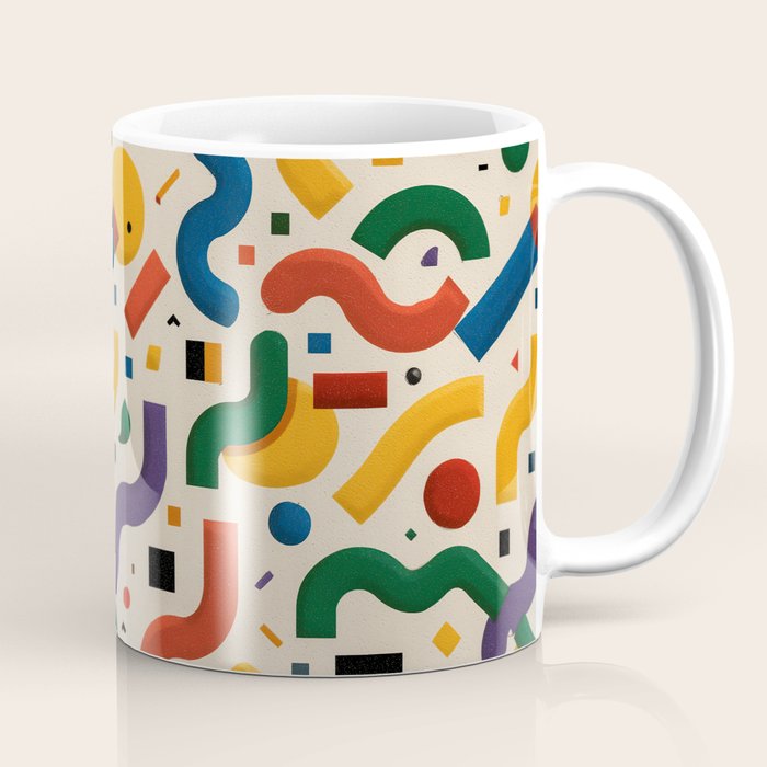 Eclectic Revival Autumn Geometry Coffee Mug Gallery Image 1