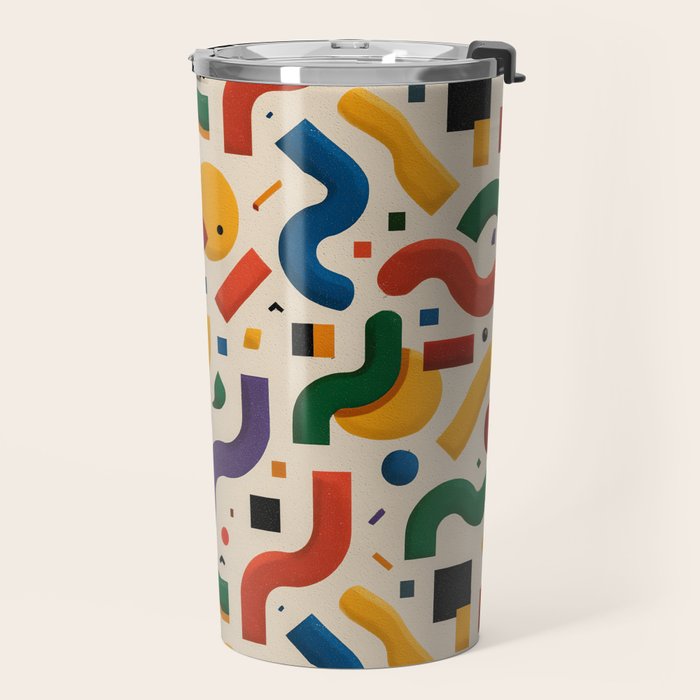 Eclectic Revival Autumn Geometry Travel Mug Gallery Image 2