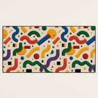 Eclectic Revival Autumn Geometry Desk Mat Gallery Image 3