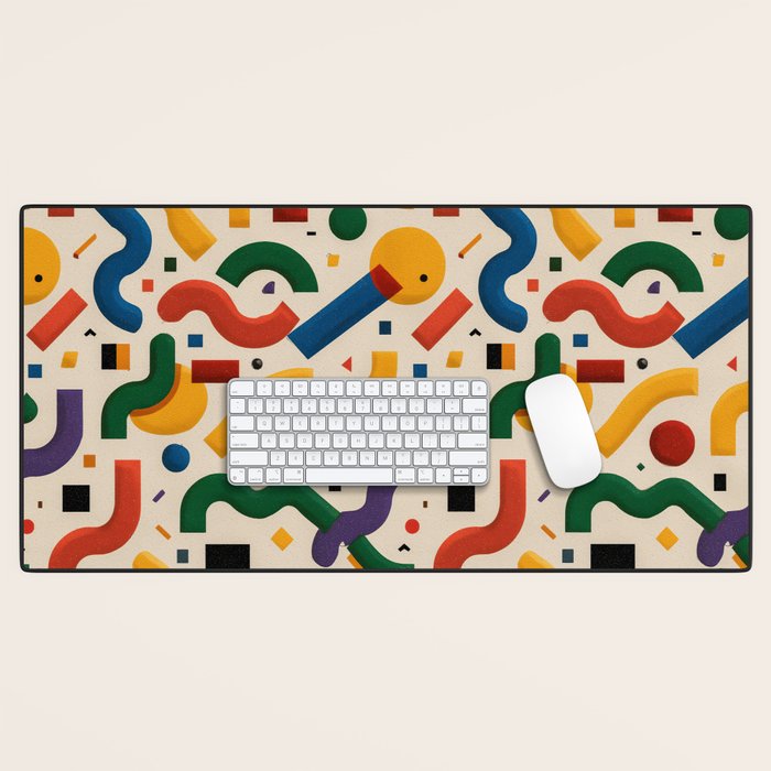 Eclectic Revival Autumn Geometry Desk Mat Gallery Image 1