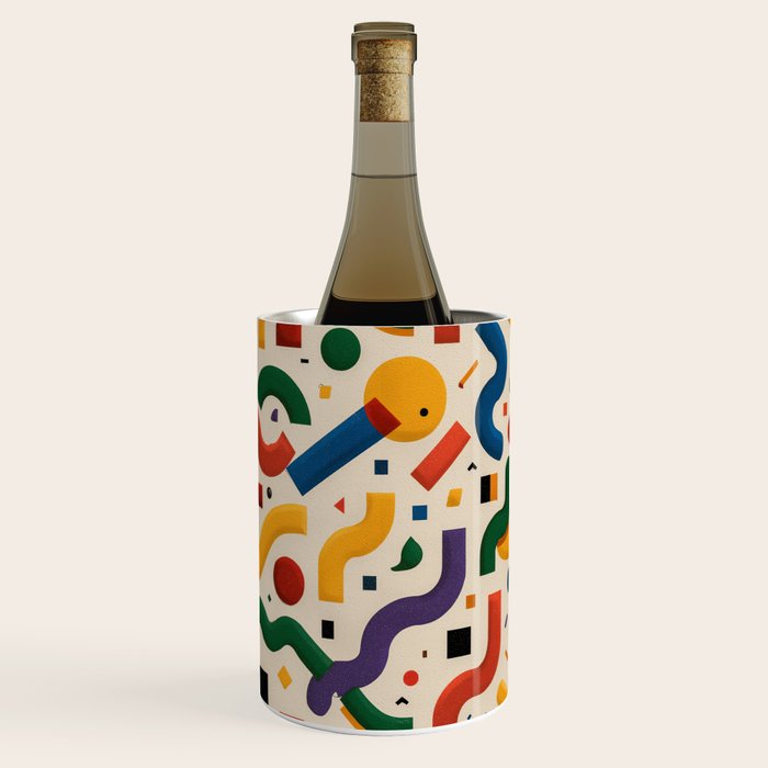 Eclectic Revival Autumn Geometry Wine Chiller Gallery Image 1
