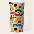 Eclectic Revival Autumn Geometry Travel Mug Gallery Image 3