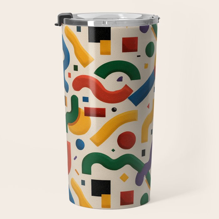 Eclectic Revival Autumn Geometry Travel Mug Gallery Image 3
