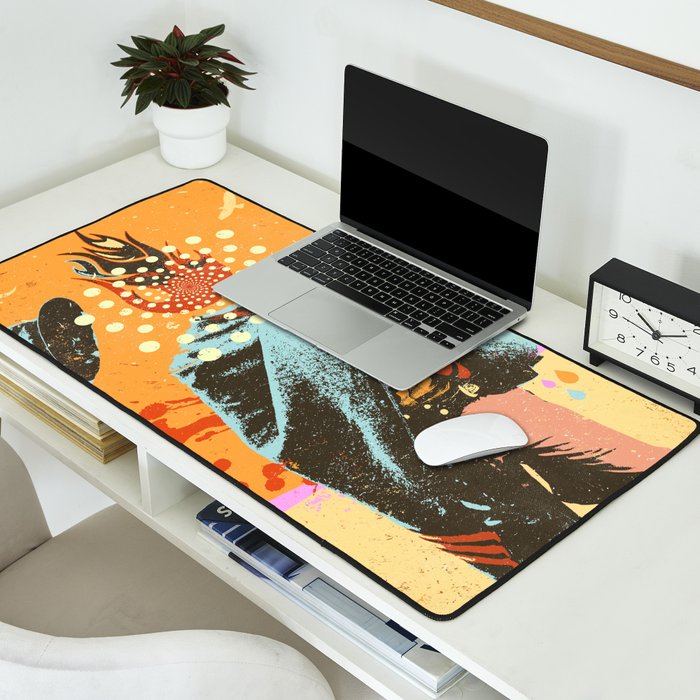 PSYCHEDELIC COWBOY Desk Mat Gallery Image 2