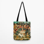 Hunt Of The Unicorn Medieval Tapestry Tote Bag Gallery Image 2