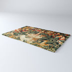 Hunt Of The Unicorn Medieval Tapestry Rug Gallery Image 3