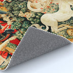 Hunt Of The Unicorn Medieval Tapestry Rug Gallery Image 4