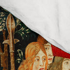 Hunt Of The Unicorn Medieval Tapestry Comforter Gallery Image 4
