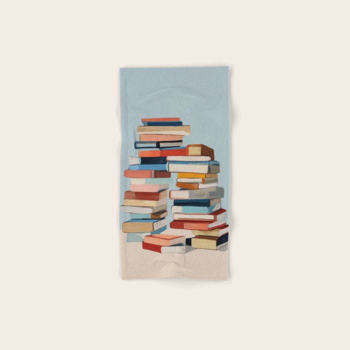 Books in Balance Bath Towel Gallery Image 1