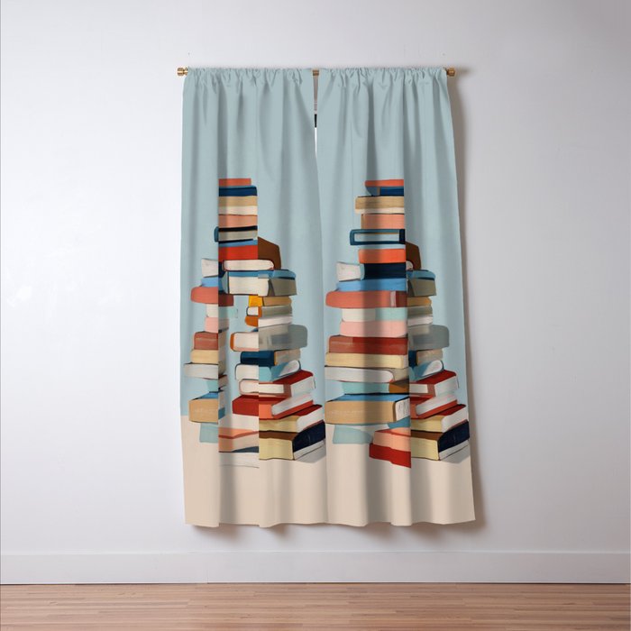 Books in Balance Window Curtain Gallery Image 3