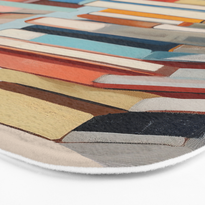Books in Balance Bath Mat Gallery Image 3