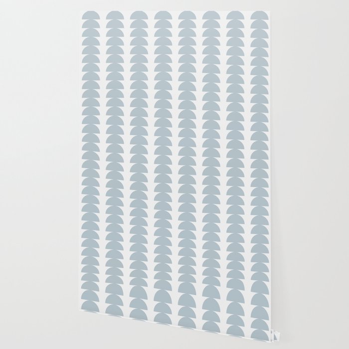 Maude Pattern - Natural Blue Wallpaper Gallery Image 2