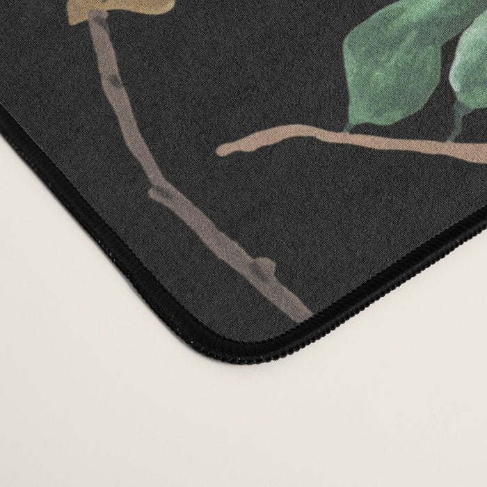 Fall of fall leaves dark Desk Mat Gallery Image 4