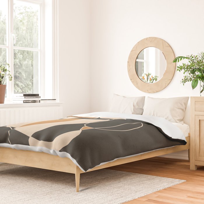 Modern Abstract Minimal Art 25 Duvet Cover Gallery Image 2