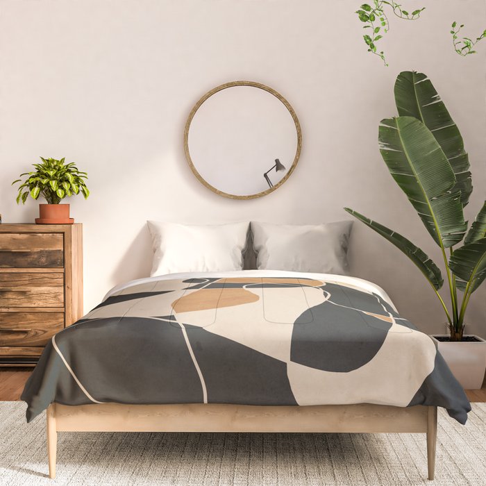Modern Abstract Minimal Art 25 Comforter Gallery Image 3