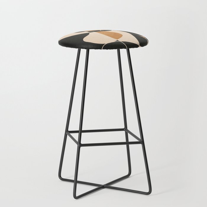 Modern Abstract Minimal Art 25 Stool Gallery Image 1