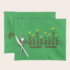 Music notes garden Placemat Gallery Image 1